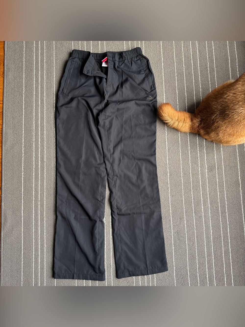 Men's Black Straight-Leg Pants - Casual Everyday Wear
